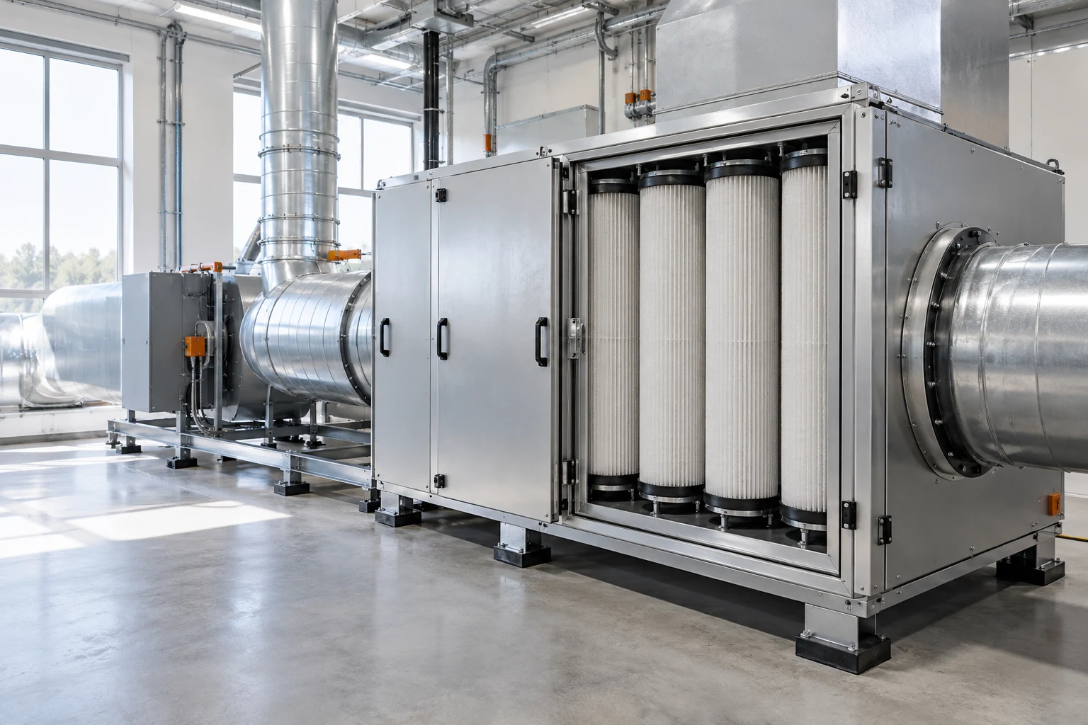 Illustrative image of unbranded air-filtration equipment